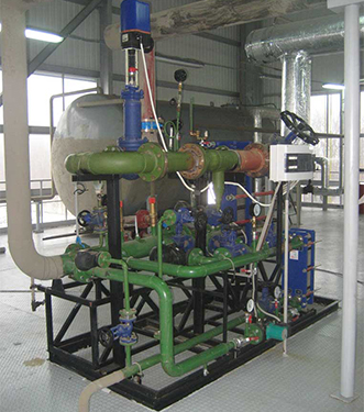 Промислові установки з підігріву води парою ARI-Armaturen