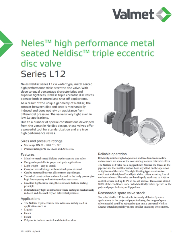 valmet neles L12 tech en