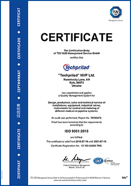 sert ISO 2015 Techprilad en min